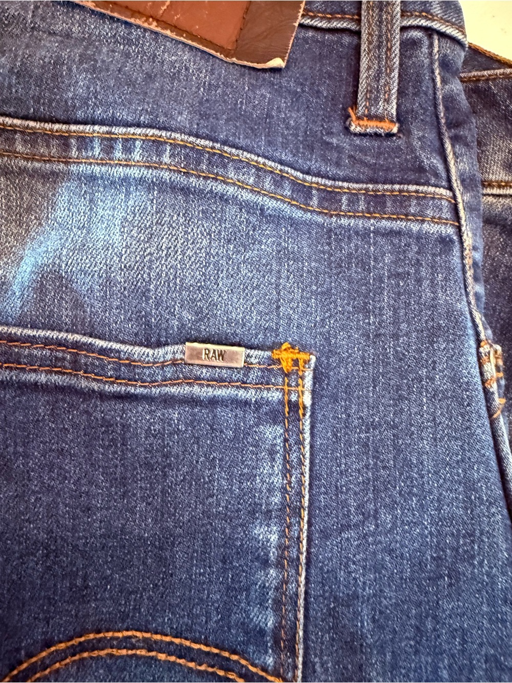 G-Star Slim Fit Dark Blue Denim Jeans